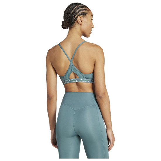 Adidas Γυναικείο μπουστάκι Aeroreact Light-Support 3-Stripes Bra